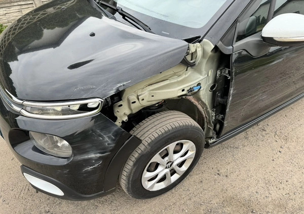 Citroen C3 cena 24999 przebieg: 105000, rok produkcji 2017 z Czeladź małe 301